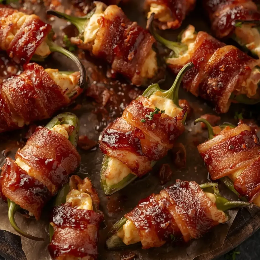 Bacon-wrapped Jalapeno Poppers