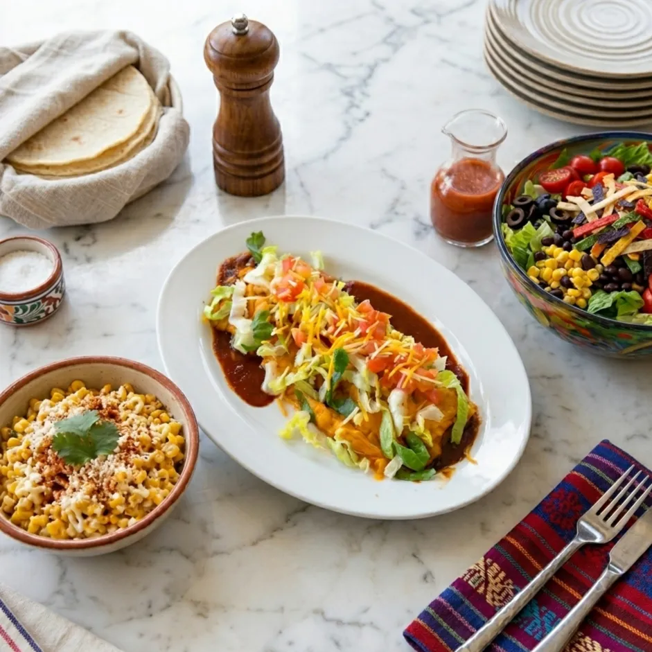 Tuesday Mar 31 - Shredded Beef Enchiladas