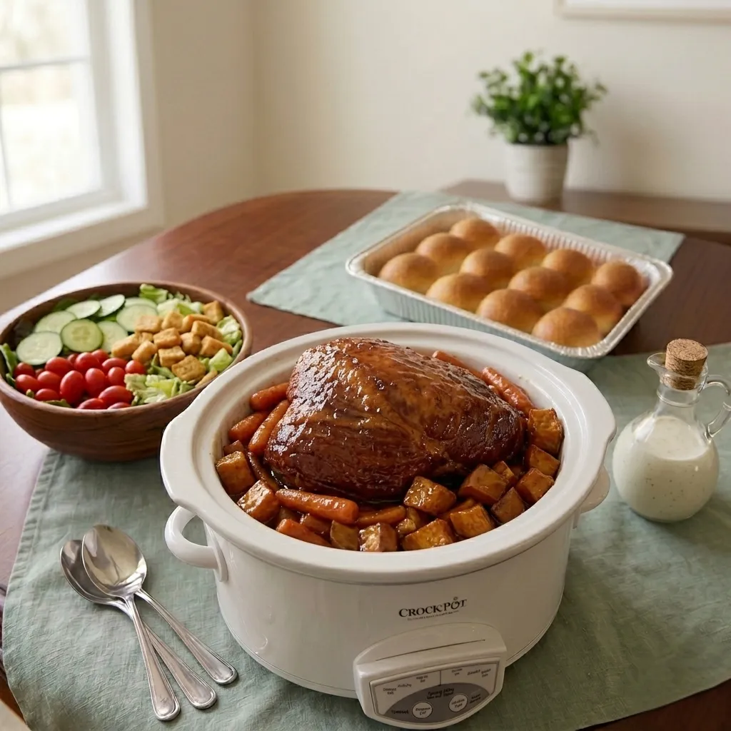 The Sunday Table - Sweet Baked Ham (House Salad with Ranch)