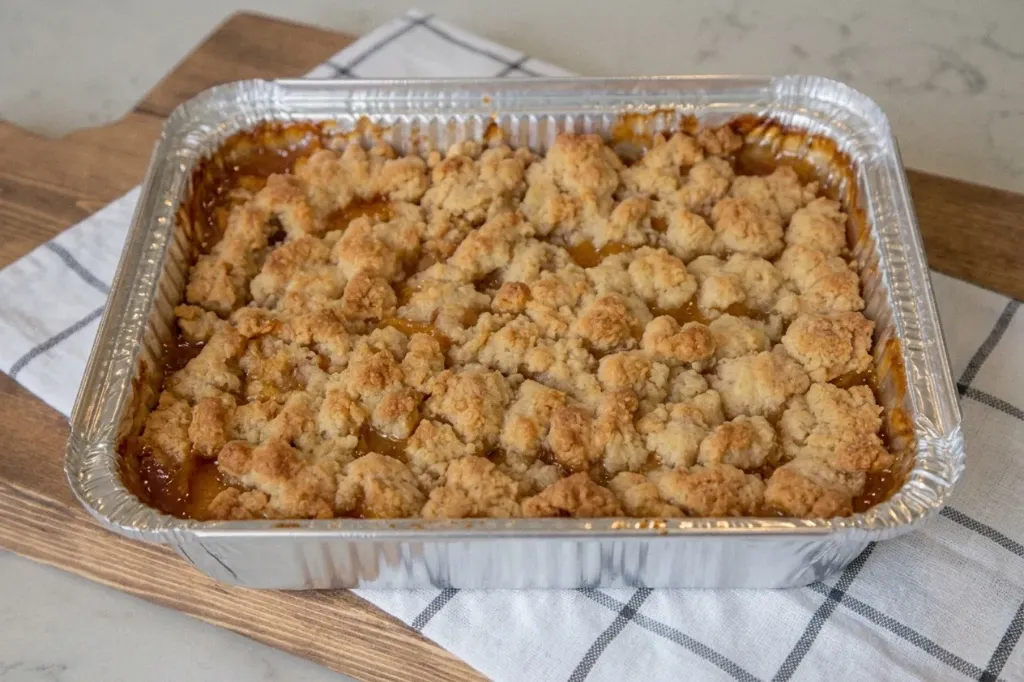 Peach Cobbler Pan
