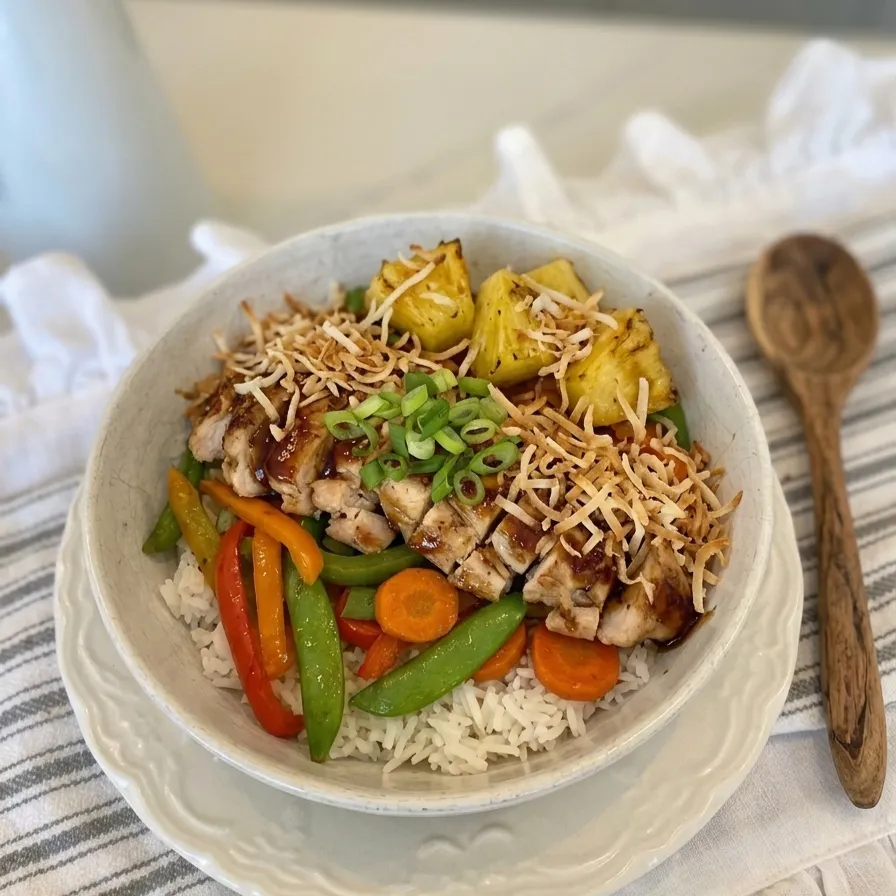 Wednesday Apr 15 - Coconut Chicken Rice Bowl