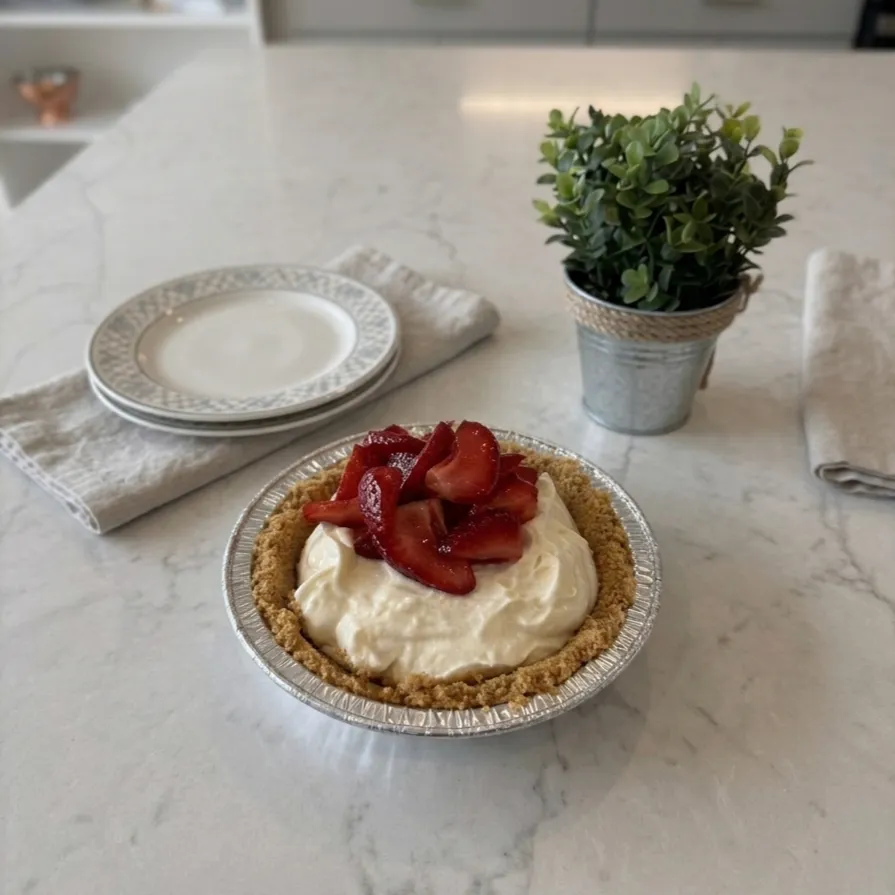 No-Bake Cheesecake (Strawberry)