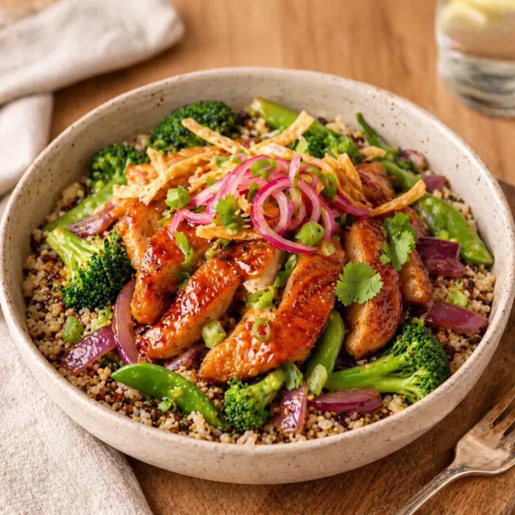 Wednesday Apr 29 - Honey Orange Pork Rice Bowls