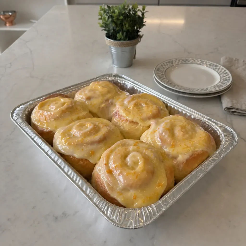 Dinnertime Orange Rolls (Half-Dozen)