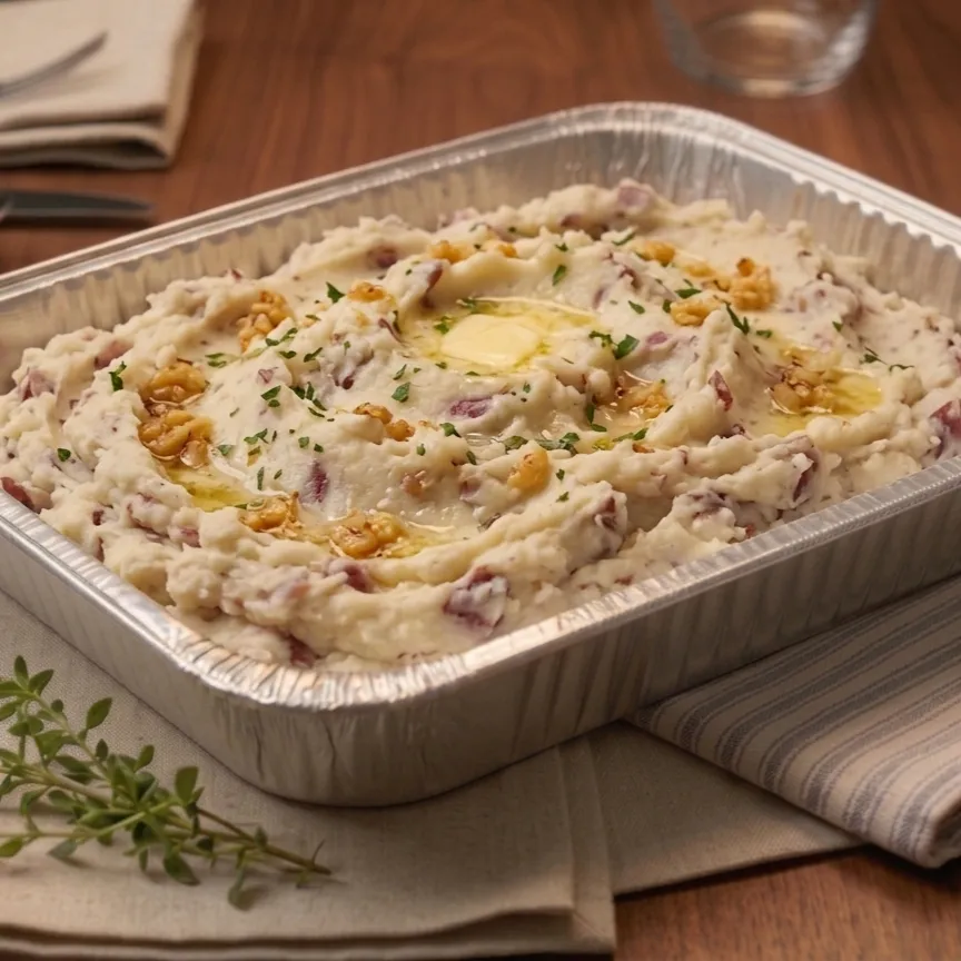 Garlic Mashed Potatoes — Gathering Size (Baked)
