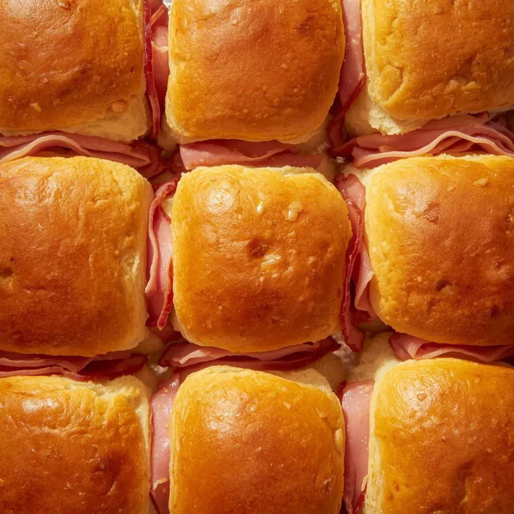 Hawaiian Roll Sliders (Ham and Cheese, Baked)