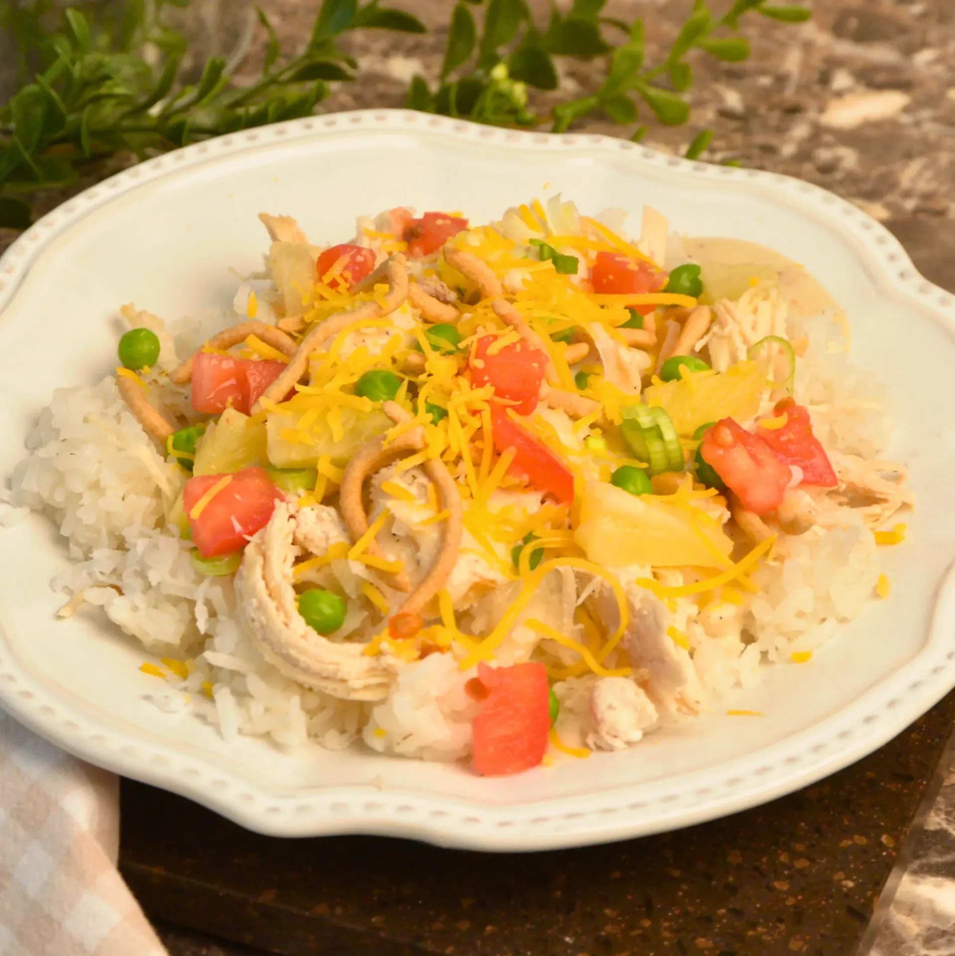 Hawaiian Haystacks (Baked)