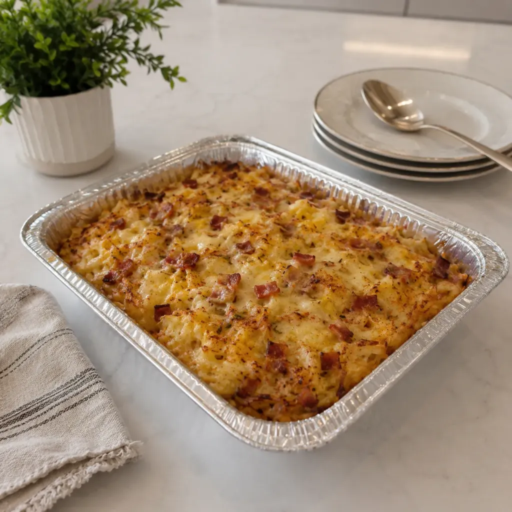 Hash Brown Casserole — Lorraine Gathering Size (Baked)