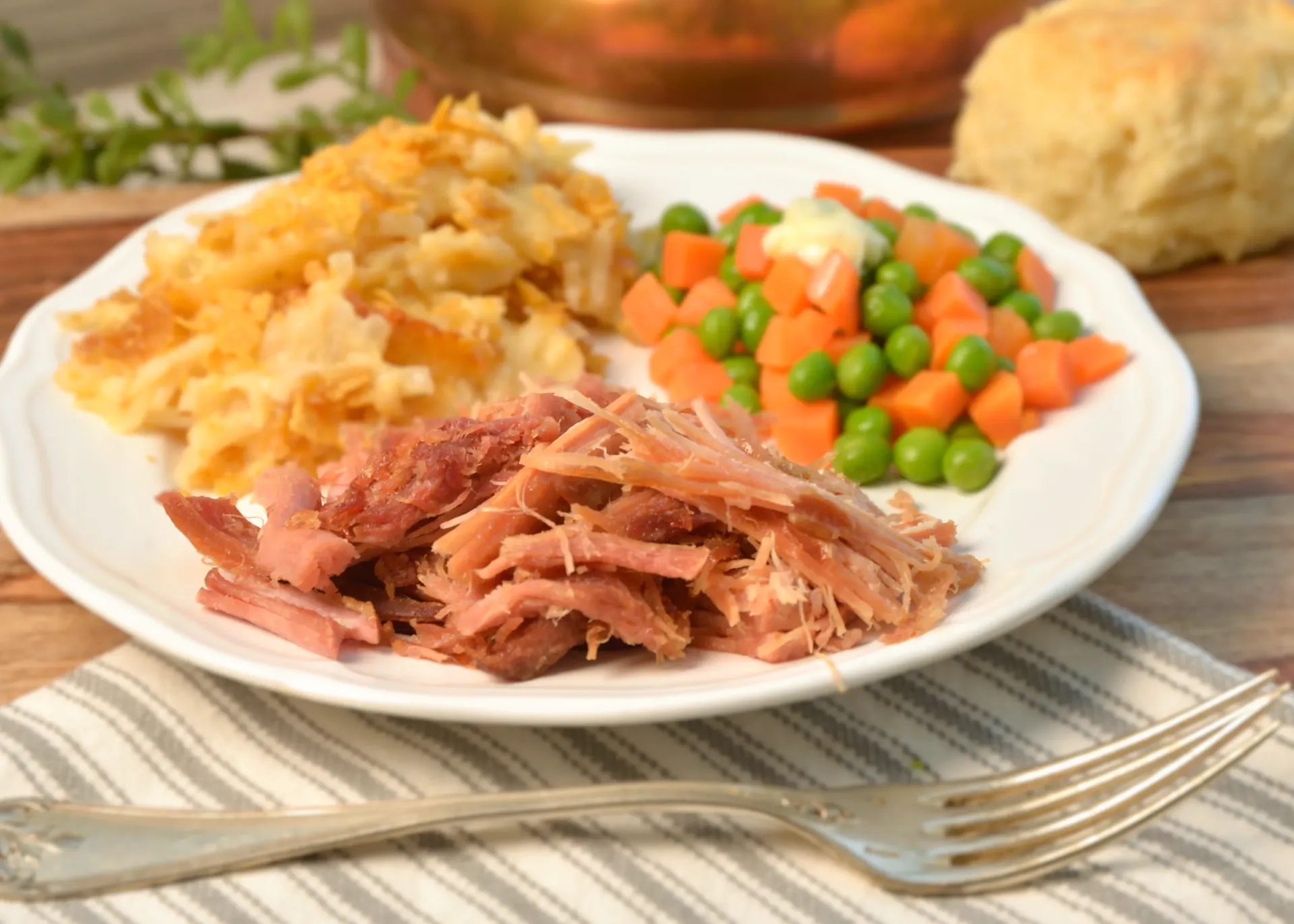 Wednesday Oct 28 - Zombie Ham & Graveyard Potatoes (Spring Veggie Medley)